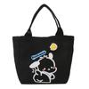 Bolsa de lona estudante bonito 2023 nova bolsa de mão japonesa para deslocamento bolsa de almoço nicho design bolsa casual