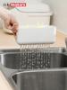 Cesta Colgante para Desagüe de Fregadero Japonés imakara Hogareña para Verduras Tazón de Fregadero Plato Filtro para Sobras Plástico Almacenamiento Cesta Colgante