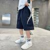 Pantalones de Niño Verano 2025 Nuevo Estilo Ropa de Verano para Niños Mayores Pantalones Finos de Cinco Puntos Pantalones Cortos Deportivos para Niños Estilo Casual Callejero