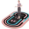 Cuerda de Saltar Fitness Alfombrilla Insonorizada Amortiguadora de Impactos Alfombrilla de Entrenamiento de Barro de Diatomeas Alfombrilla de Yoga Interior para el Hogar Antideslizante Silenciosa Alfombrilla Ovalada para el Suelo