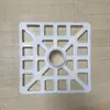 Suporte de proteção para transporte com tampão de borracha 76mm / suporte de painel com tampões de borracha tubo de papel tampão 75*255*255