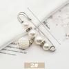 Acessórios de alfinetes de fechamento de cintura roupas fixas artefato de modelagem de cintura broche anti-exposição calças femininas fivela de fechamento de cintura pino