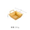 Cesta para freír cuadrada de acero inoxidable, cesta para freír papas fritas, cesta para pollo frito, cesta para frutas con filtro, cesta para refrigerios