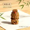 Exquisitos Acessórios de Mazu Esculpidos em Sândalo Verde Argentino, Componentes DIY de Sândalo Incrustado Feitos à Mão, Contas Espaçadoras, Pingentes de Corda Trançada