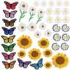 Bordado por Computadora Mariposa Colorida Transfronterizo Más Vendido Parches Mixtos de Mariposas para Chaquetas Abrigadoras Parches de Bordado Hechos a Mano para DIY