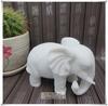 Elefante lindo tallado en piedra Imitación de elefante mármol blanco pareja de elefantes pequeños adornos pequeños para el hogar mostrador de tienda manualidades envío gratis nuevo