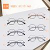 Nuevo Armazón de Lentes Octogonal Antiluz Azul para Hombre, Popular en Internet, Moderno, Poligonal, Lentes Planos para Mujer