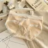 Ropa Interior de Algodón Puro para Mujer para Niñas 2025 Nuevo Estilo Algodón Antibacteriano Entrepierna Extendida Encaje Francés Calzones Sexys para las Cuatro Estaciones