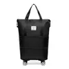 Bolsa de Viaje con Ruedas, Bolso de Mano de Capacidad Extra Grande, Bolsa de Equipaje para Estudiantes, Bolsa de Cabina Universal con Ruedas de Liberación Rápida Extensible