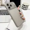 Adequado para capa de celular iPhone 17 Pro Max fosca efeito névoa gelada, capa protetora Apple 16 com toque de pele, cobertura total anti-queda 15