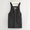 Delantal fresco y simple, resistente al agua, estilo chaleco, adecuado para cocina, hogar, comedor, trabajo y venta ambulante, ropa de trabajo estilo coreano