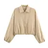 Venta al por mayor transfronteriza Estilo europeo y americano 2025 Nueva moda Elegante Amazon Ropa de mujer al por mayor Chaqueta acolchada con cremallera