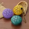 Tambor Etereo Pequeño al por Mayor Mini Tambor de 3 pulgadas Instrumento Simple para Principiantes Tambor de Lengua de Acero de 6 Tonos Instrumento de Percusión Tambor de Lluvia Tambor Etereo