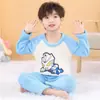 2026 Nuevos Pijamas de Franela para Niños Otoño e Invierno Cálido Más Terciopelo Niñas Niños Medianos y Grandes Conjunto de Forro Polar de Coral para Niñas