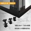 Rodapié Empotrado de Aleación de Aluminio con Yeso Pre-Empotrado, Zoclo de Piso en Forma de L, Rodapié Metálico Empotrado Invisible Oculto en Forma de H