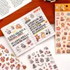 Pegatinas de Animales de Dibujos Animados Material de Decoración para Manualidades DIY de Niños Pegatinas para Tarjetas Goo de Estudiantes Pegatinas Lindas de Capibara