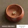 Pequeño Quemador de Incienso para Viajes y Uso en Interiores, Hecho de Sándalo Negro con Múltiples Agujeros, Soporte para Incienso en Barra, Mini Soporte para Incienso de Sándalo y Madera de Agar