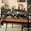 Mantel Estilo Francés, Sin Lavado, Impermeable, Resistente al Aceite, Resistente al Calor, Tacto de Lujo de Gama Alta, Mantel Rectangular para Mesa de Café de Uso Doméstico
