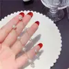 Brincos Longos com Franjas de Pérola Estilo Coreano Novos para Mulheres, Simples e Elegantes, Brincos Versáteis de Celebridade da Internet