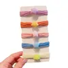 Anillo de Toalla de Color Caramelo para Niñas con Cola de Caballo y Cabeza de Bola, Cuerda para el Cabello Linda y Creativa, Goma para el Cabello, Cuerda para el Cabello y Accesorios para el Cabello
