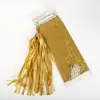 Borlas de Papel 5 Piezas/Paquete Decoración para Bodas Fiestas de Cumpleaños Guirnalda de Globos Papel de Aluminio Dorado Plateado Oro Rosa Diseño Estampado en Foil