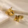 Brincos Europeus e Americanos de Formato Irregular Atacado Elegante Retro Temperamento Galvanoplastia de Ouro Real Moda de Nicho Brincos Personalizados