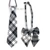 Corbata de Cuello para Niños y Niñas Corbata a Rayas Estilo Academia Japonesa y Coreana Traje con Lazo Accesorios de Actuación
