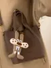 Bolso Cubo Retro para Mujer 2025 Invierno Nuevo Bolso Tote Coreano Simple Gran Capacidad Hombro Único Cruzado Bolso de Moda