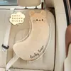 Cinto de segurança do carro protetor anti-colar para pescoço e ombro crianças carro traseiro desenho animado artefato de dormir para crianças travesseiro de carro
