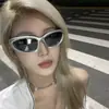Gafas de Sol Y2K de Moda para Mujer, Gafas de Sol Geniales para Ciclismo al Aire Libre y Conducir, Gafas de Protección Solar, Envío Directo de Una Pieza con Envío Gratis C
