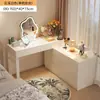 Tocador y cómoda integrados mesa de maquillaje para dormitorio mesa de maquillaje de lujo ligero escritorio simple para estudio armario de almacenamiento para el hogar armario de almacenamiento