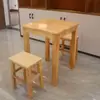 Mesa de Comedor de Madera Maciza Mesa Rápida Mesa para Snacks Mesa y Sillas para Catering Mesa Cuadrada Madera Maciza Cuadrada Mesa Grande para Puestos Callejeros Tienda de Fideos Universal