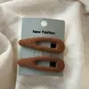 Pinza para el Cabello Bb de Terciopelo Coreano Forma de Gota de Agua para Mujer, Pinza Simple y Versátil para Flequillo, Pinza Lateral, Accesorios para el Cabello de Niña, Nuevo Estilo