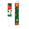 Amazon Transfronterizo Nuevo Couplet Navideño Decoración para Fiesta Navideña Bandera Colgante de Atmósfera Decoración de Porche Cascanueces