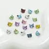 Dongzhou Cabeza de Gato Arte para Uñas Diamante Joyería Accesorios Punto Brillante Fondo Puntiagudo Diamante de Vidrio Nuevo Uña Diamante Pegajoso Uña Portátil Montículo de Uñas Diamante