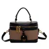 Bolso de Mano, Bolso Tote Pequeño, Bolso Caja para Viajes al Trabajo, Bolso Exquisito de Lujo Ligero Otoño e Invierno, Bolso de Hombro Cruzado para Mujer