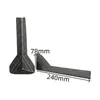 Protectores de Esquina de Plástico para Cartón Muebles Cartón para Alimentos Tablero de Cartón Gabinete Logística Empaque Adhesivo Negro Modelo 50 Esquina Protectora Anticolisión