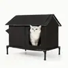 Envío Gratis, Nido para Gato Callejero con Temática de Amor, Adecuado para Todas las Estaciones, Impermeable, Resistente a la Lluvia, Resistente al Frío, Tienda Nido Cerrada para Exteriores, Suministros para Mascotas