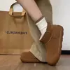 Botines Birkenstock Botas de Nieve Mujer 2026 Nuevo Invierno Más Terciopelo Engrosado Noreste Suela Gruesa Antideslizante Cálidos Botines