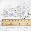 Serie de lindos unicornios de dibujos animados Parche plano de resina para horquilla con fondo blanco Accesorios de joyería DIY, 1Yc27845