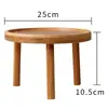 Base de maceta de cerámica, Soporte para flores, Soporte elevado, Acuario, Soporte para jarra de vino, Adorno de piedra creativo, Soporte para cuencos de perro y gato, Mini