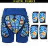 Equipamento de Proteção Esportiva Calça Anti-Queda para Adultos e Crianças, Patinação, Patins de Rodas, Equipamento de Esqui, Cotoveleiras, Joelheiras, Protetores de Quadril, Gelo e Neve ao Ar Livre