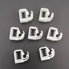 Clip de sujeción universal para mazo de cables de automoción, clip de sujeción limitador de 1 orificio, 2 orificios, 4 orificios, hebilla de nailon
