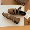 Zapatos de ballet para mujer estilo mismo de Uva Mamá, tacón oculto de 4 cm, puntera cuadrada, Mary Janes con tira cruzada, lazo, zapatos de un solo color de boca poco profunda