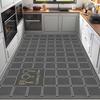 Tapetes de Piso para Cozinha Atacado Transfronteiriço, Tapetes de Piso de Veludo Cristal Absorventes de Água e Resistentes ao Desgaste, Capachos de Área Grande de Cobertura Total, Tapetes Antiderrapantes Domésticos