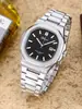 Reloj de Cuarzo de Negocios Transfronterizo Denvosi Reloj para Hombre Clásico Nautilus Reloj Luminoso Impermeable Correa de Acero Reloj para Hombre