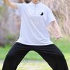 Nueva Uniforme de Tai Chi para Mujer Ropa de Práctica Bagua de Tai Chi 2025 Verano Camiseta de Manga Corta Tai Chi Superior para Hombre