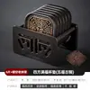 Conjunto de Porta-Copos Redondos, Tapete Isolante Térmico para Cerimônia do Chá, Suporte para Copos, Acessórios para Conjunto de Chá Kung Fu de Escritório, Bandeja de Chá Doméstica Antiderrapante e Anti-Escaldante