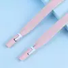 Cabo Plano de Poliéster-Algodão de 1cm, Cordão Colorido para Capuz, Cordão Versátil Casual para Cintura, Conjunto de Duas Peças em Liga com Sino, Em Estoque