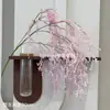 Flores artificiales con espigas de arroz colgantes y frutos de mijo, nuevo modelo de goma blanda, para arreglos florales de pared, decoración de bodas, decoración del hogar, transfronterizo